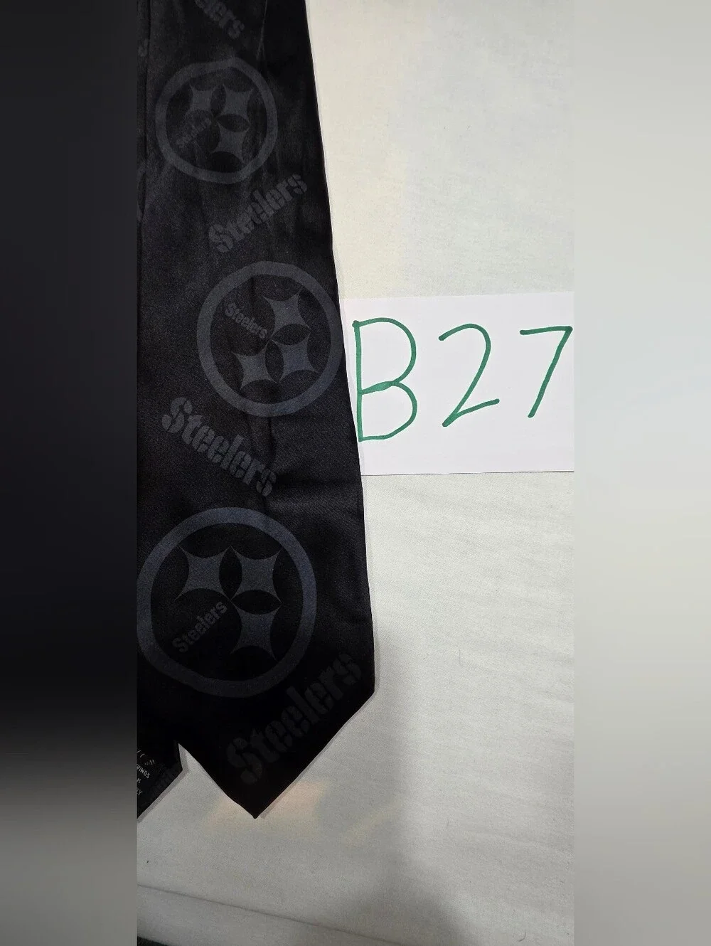 Black Pittsburgh Steelers Jacquard Tie - Men's NFL Team Style